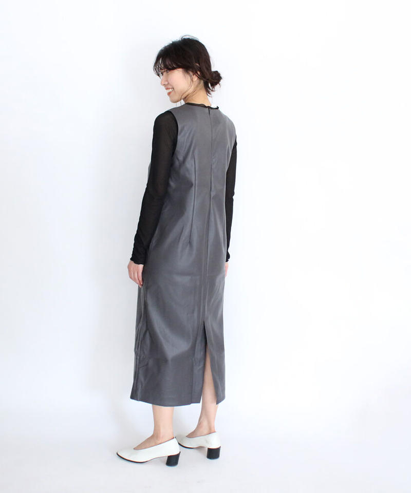 6215 596 エコレザーワンピース Torrazzodonna Exhibition