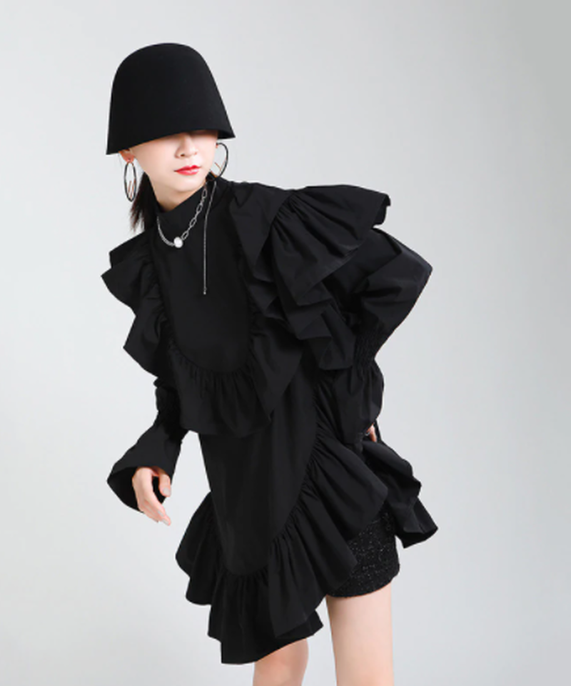 サーキュラーカフススクラムミニドレス Da 273 Londa