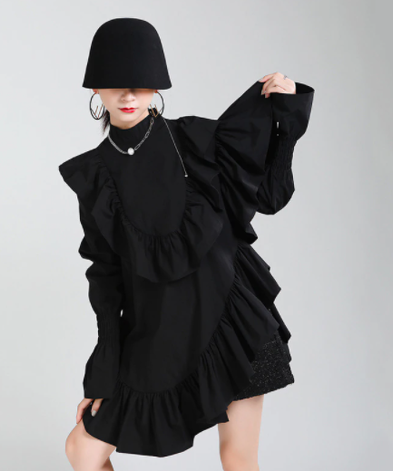 サーキュラーカフススクラムミニドレス Da 273 Londa