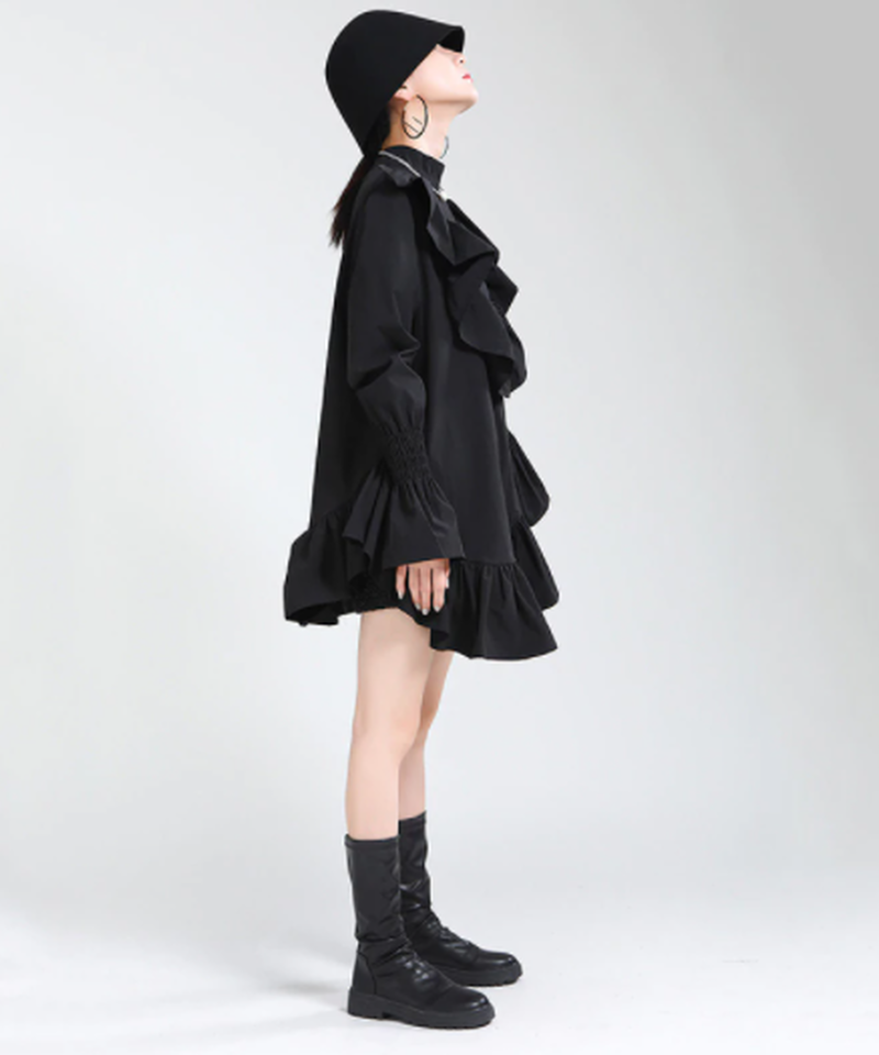 サーキュラーカフススクラムミニドレス Da 273 Londa