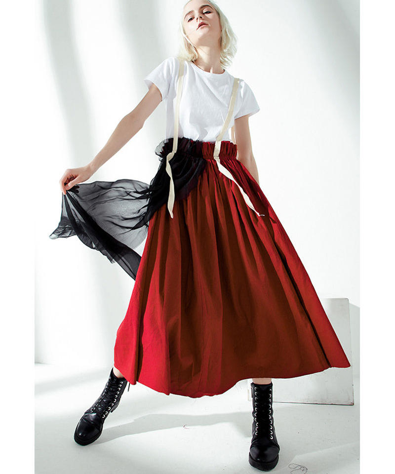 レイヤードシフォンロングスカート S 035 Londa