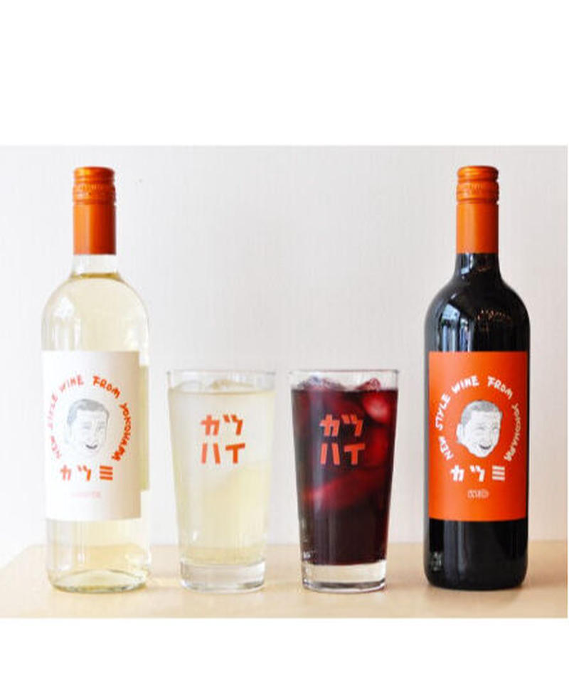 カツミワインハイボール 炭酸割用ワイン 750ｍｌ 赤 白 各１本 酒文化 食文化 ウタ