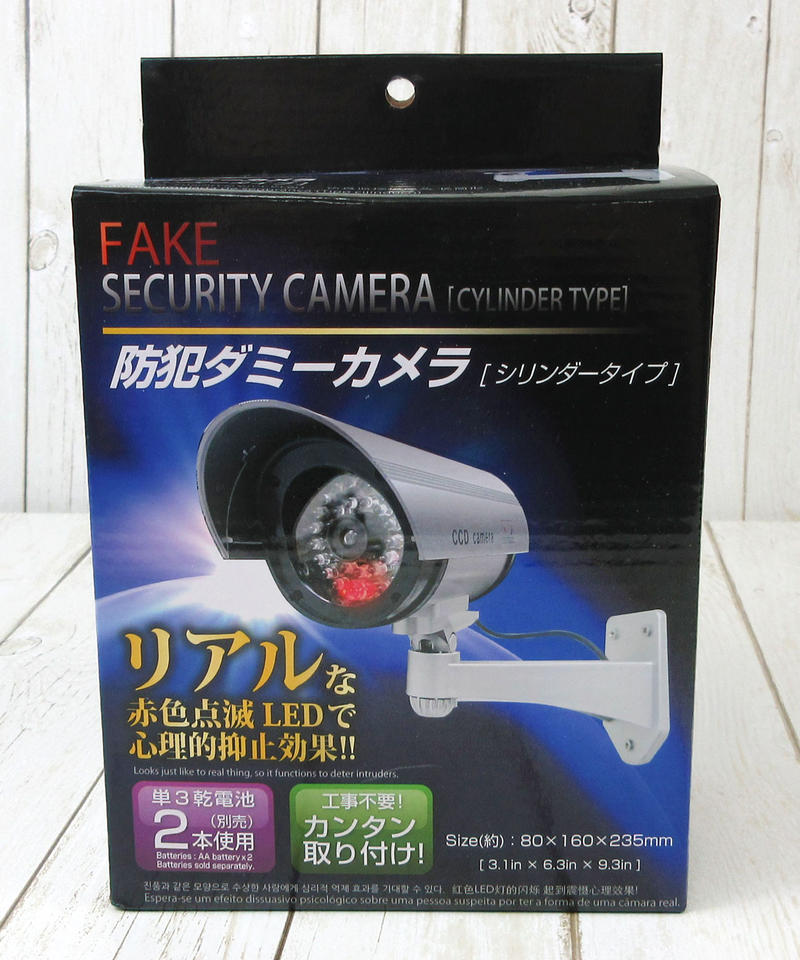 3450 防犯ダミーカメラ シリンダータイプ 税込550円 Watts ワッツ オ