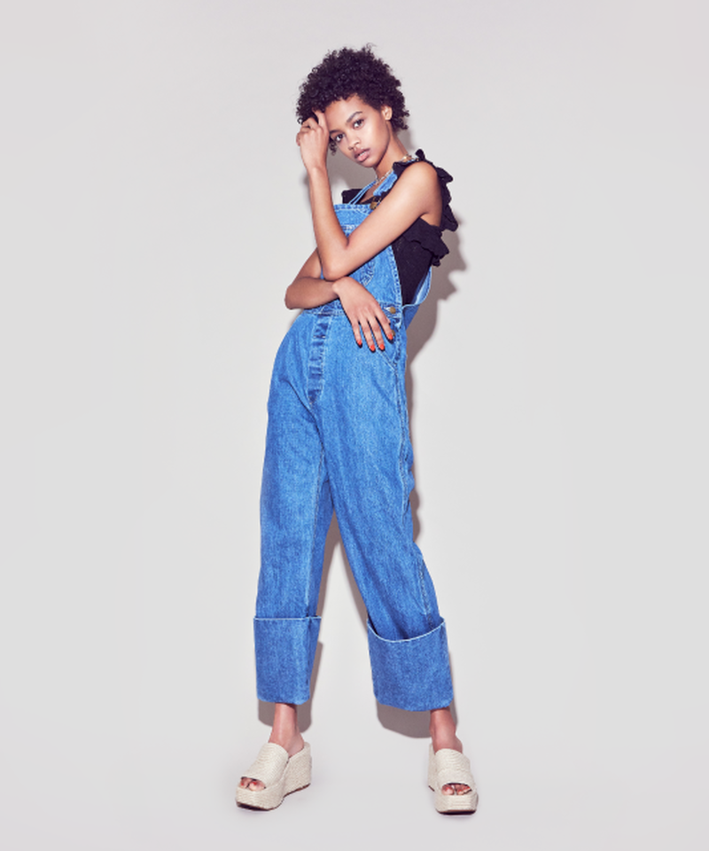 ください Wc By あんな S Market ダブルシーならラクマ Wcj デニムサロペットの通販 たらすみま