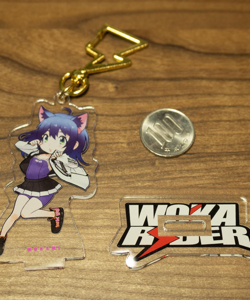 ６月下旬発送 をか美アクリルキーホルダー スタンド付き Wokarider Store
