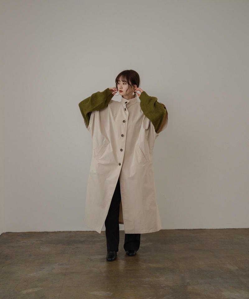 最終価格 今期 完売 &ellecy アンドエルシー ペイントトレンチコート