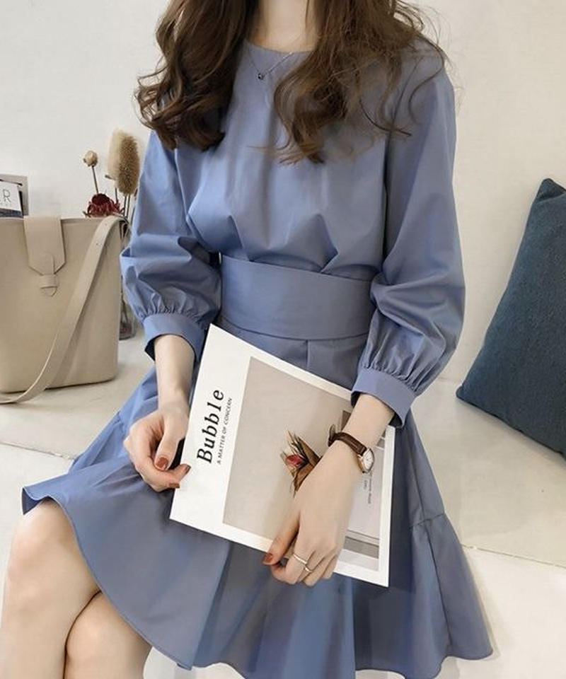 2way Gather Dress フレアワンピース エクリュ 2way Gather Dress フレアワンピース エクリュ