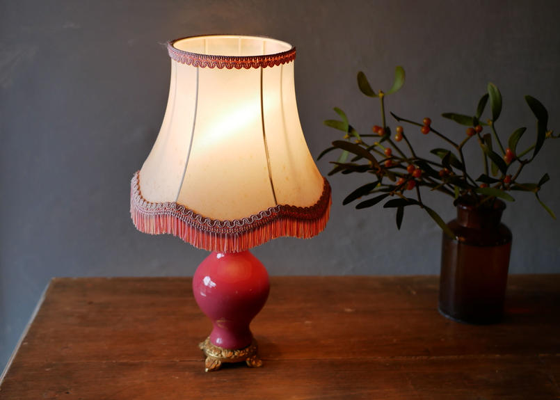 フランスアンティーク ランプ ブロカント Mamantique