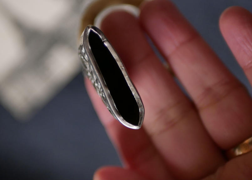 エントリー最大P14倍以上 純銀 宿り木 ベビーラトル フランス