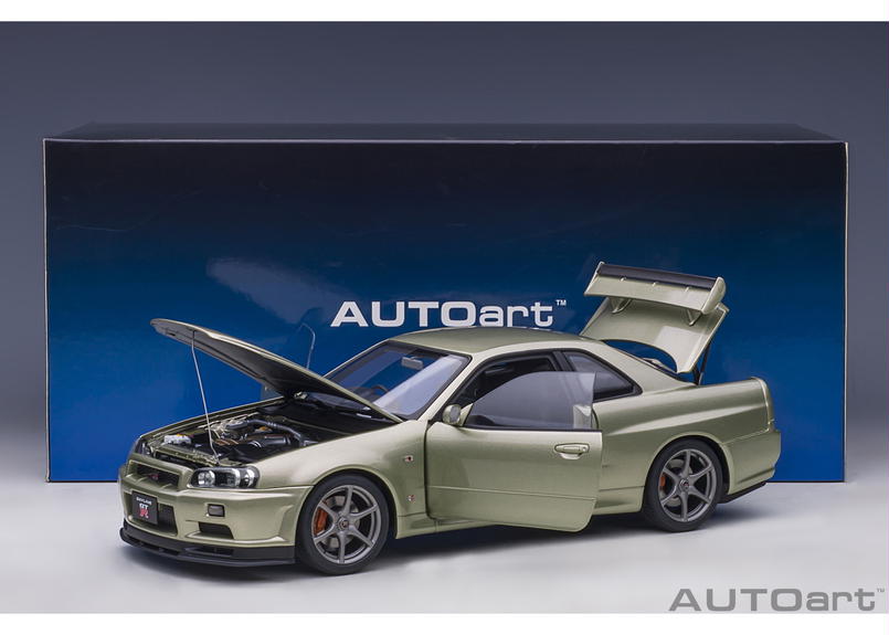 AUTOart 1/18 日産 スカイライン GT-R (R34) Vスペック II ニュル AUTOart 1/18 日産 スカイライン GT-R (R34) Vスペック II ニュル