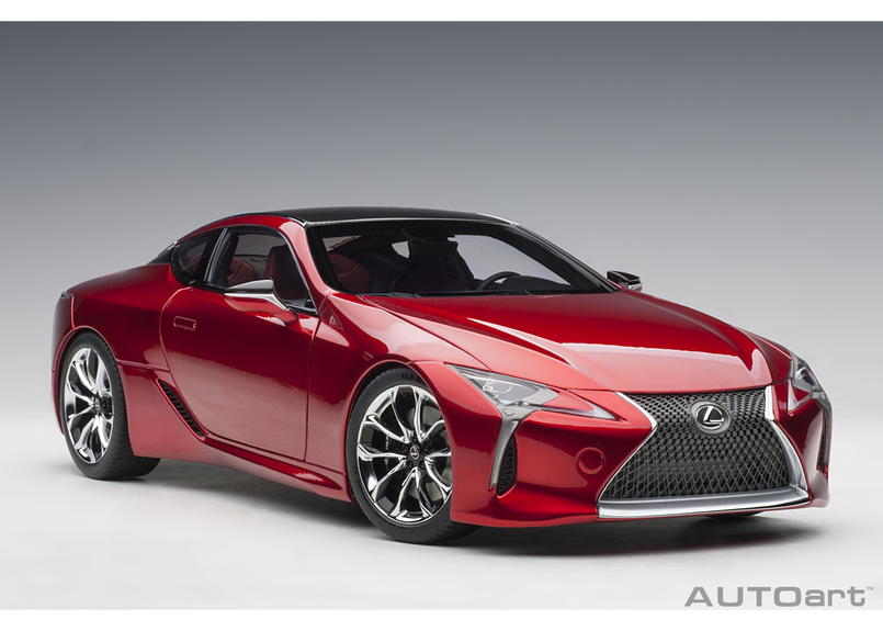 Autoart 1 18 レクサス Lc500 メタリック レッド インテリア カラー ダ