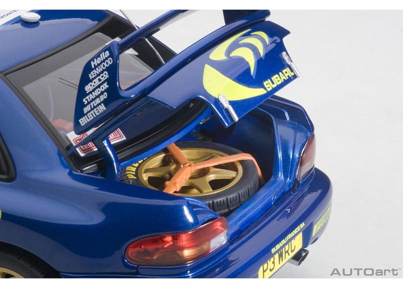 オートアート 1/18 スバル インプレッサ WRC仕様 WRブルー