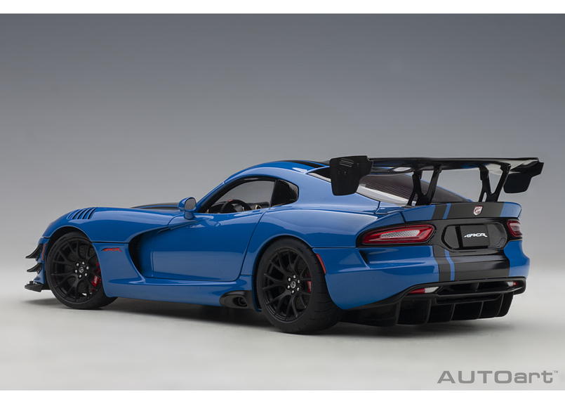 Autoart 1 18 ダッジ バイパー Acr ブルー ブラック ストライプ 7173