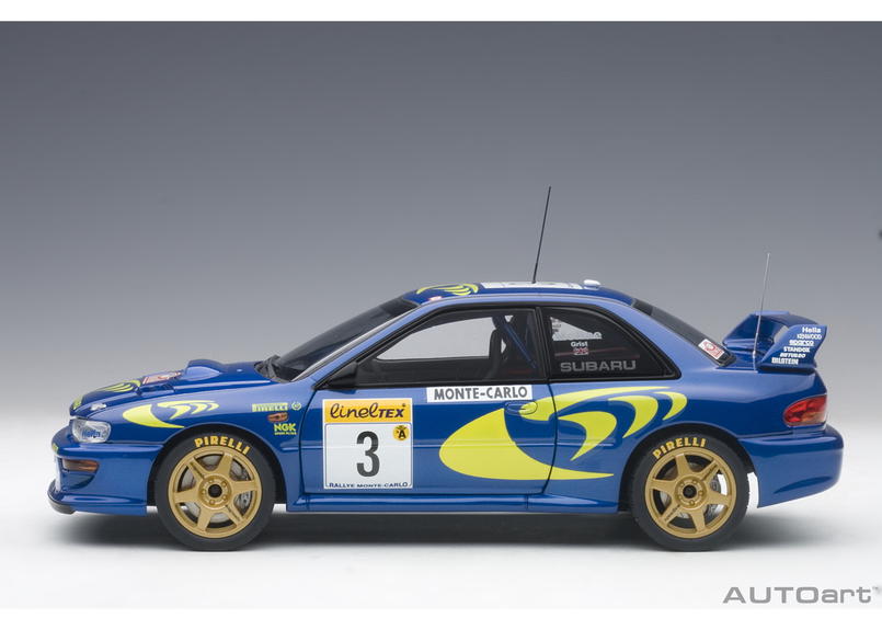 新品本物 Autoart 1 18 スバル インプレッサ Wrc 1997 3 コリン マクレー ニッキー グリスト モンテカルロラリー 完成品 自動車車体 新車 中古車 Indonesiadevelopmentforum Com