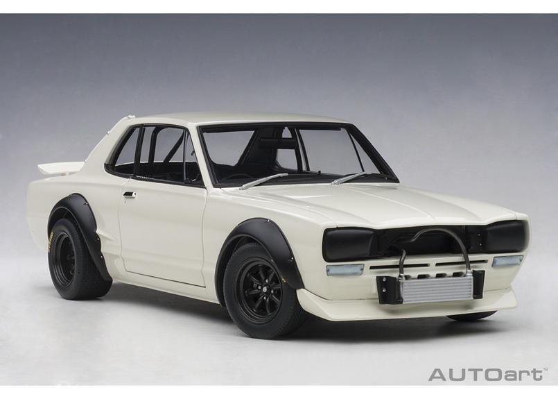 未展示品オートアート1/18スカイラインGTR(KPGC10)レーシング1971 1/18 AUTOart Nissan Skyline GT-R KPGC10 Tuned Version Car Model