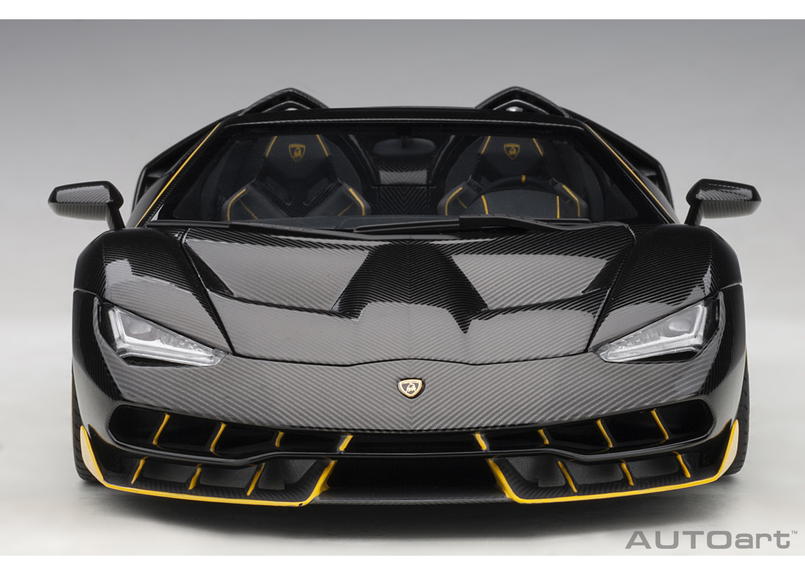 Autoart 1 18 ランボルギーニ チェンテナリオ ロードスター カーボン ブラック