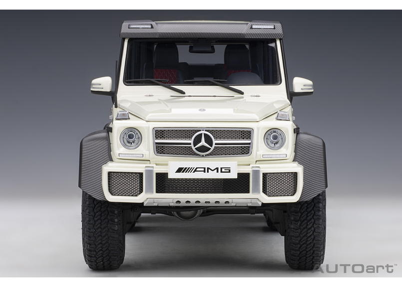 オートアート 1 18 メルセデス ベンツ G63 Amg 6x6 パール ホワイト 76