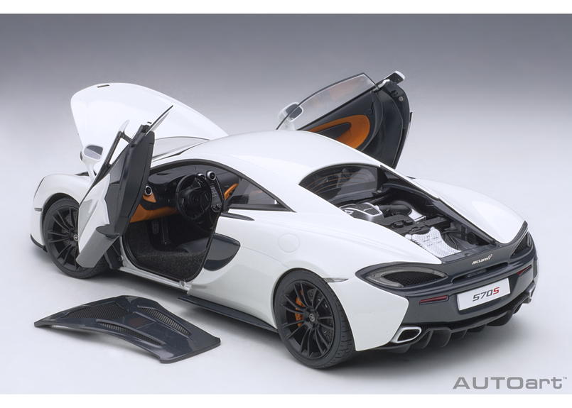 本格派ま！ オートアート autoart ホワイト マクラーレンF1 1/18