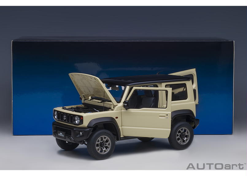 AUTOart 1/18 スズキ ジムニー シエラ (JB74) (アイボリー・メタリック/ブ... AUTOart 1/18 スズキ ジムニー シエラ (JB74) (アイボリー・メタリック/ブ...