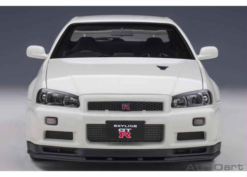 AUTOart 1/18 日産 スカイライン GT-R (R34) Vスペック II (ホワイ AUTOart 1/18 日産 スカイライン GT-R (R34) Vスペック II (ホワイ