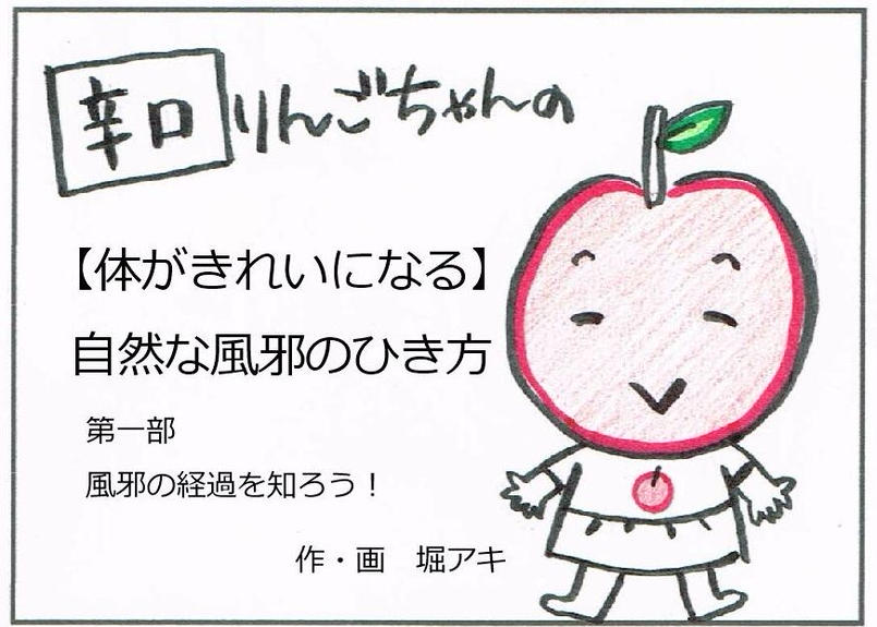 マンガ りんごちゃんの 体がきれいになる 自然な風邪のひき方 びわやくふshop