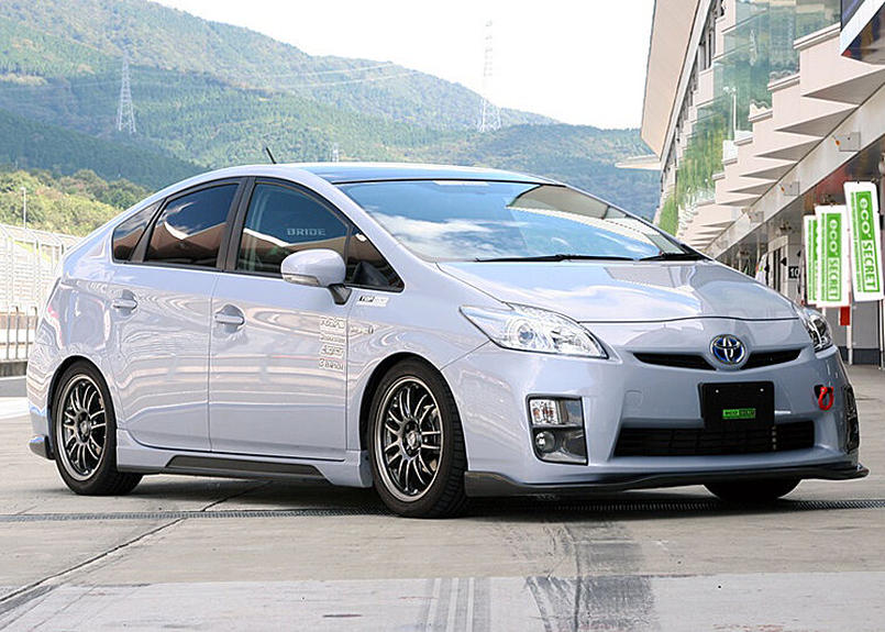 Top Secret プリウス30 サイドステップ カーボン Az Style