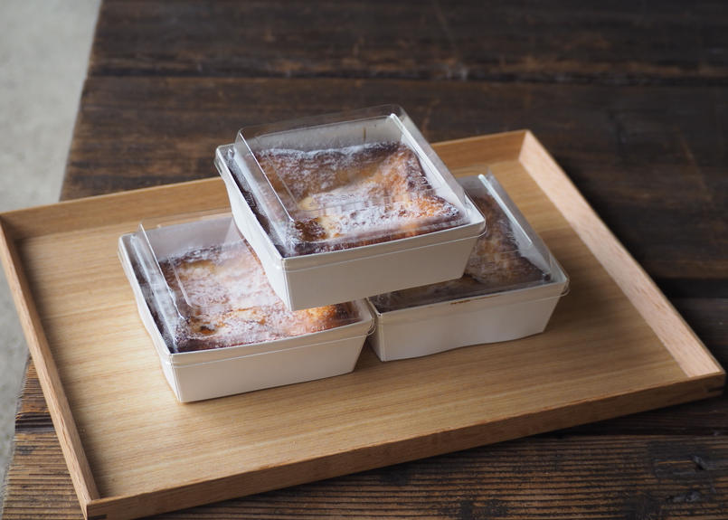 予約販売商品 表参道 フレンチトースト3個セット メープルシロップ付き パンとエクス