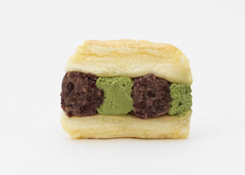 たもんの米粉パンケーキサンド３種セット 五郎島金時 国産あずきと抹茶 生クリームとカスタード