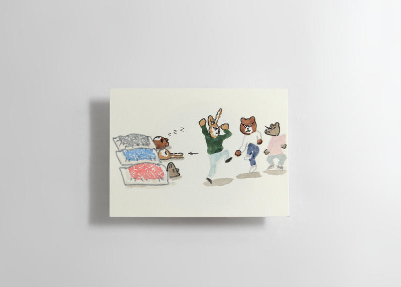 猪原秀陽 漫画の絵 ダンス 原画 小 A6 簡易額装付き 通信販売 Comic In