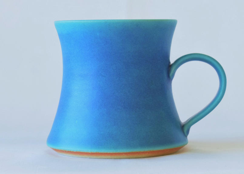 トルコ青マグカップ 大 三津 和広 札幌芸術の森 クラフト工房