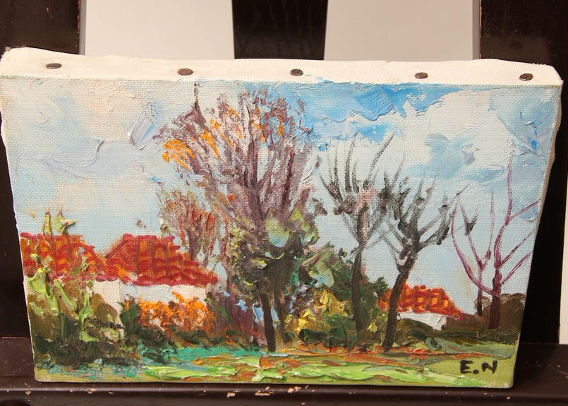 西澤栄一　油絵　風景画 西澤栄一 油絵 風景画