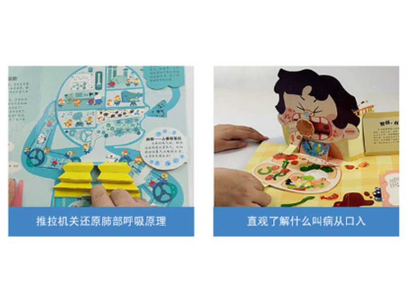 Beiling 贝灵 免疫力の不思議について学べる しかけと飛び出す絵本 の教材