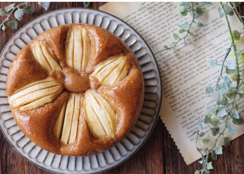 レシピ動画 講師による個別フォロー付き 米粉のアップルクーヘン りんごケーキ Emi