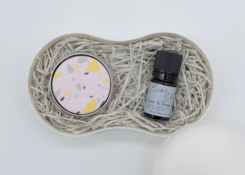 ブレンドアロマオイル 凪のような眠りにみちびく 5ml ストーンディフューザー ギフトセット