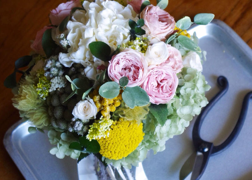 プリザーブドフラワー ドライフラワーについてのご説明です Fleursbleues C