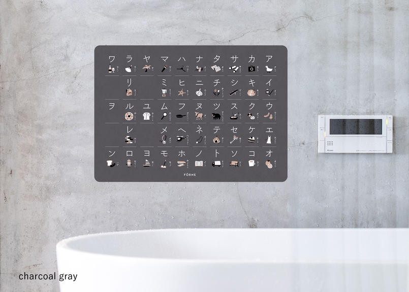 Katakana Poster カタカナポスター 4色 Forne