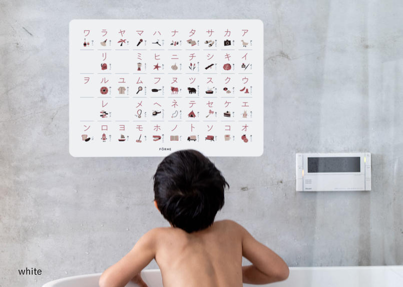 Katakana Poster カタカナポスター 4色 Forne