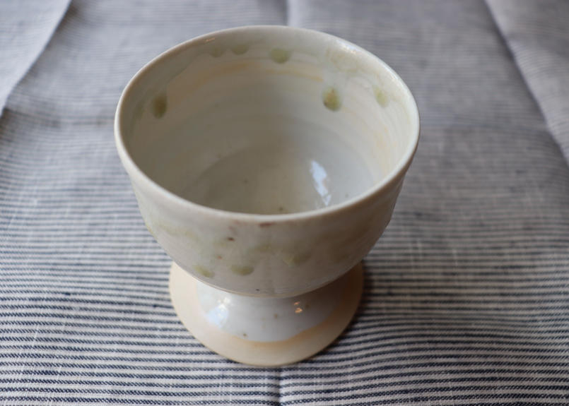 葡萄灰釉の酒杯 工藤冬里 Fall
