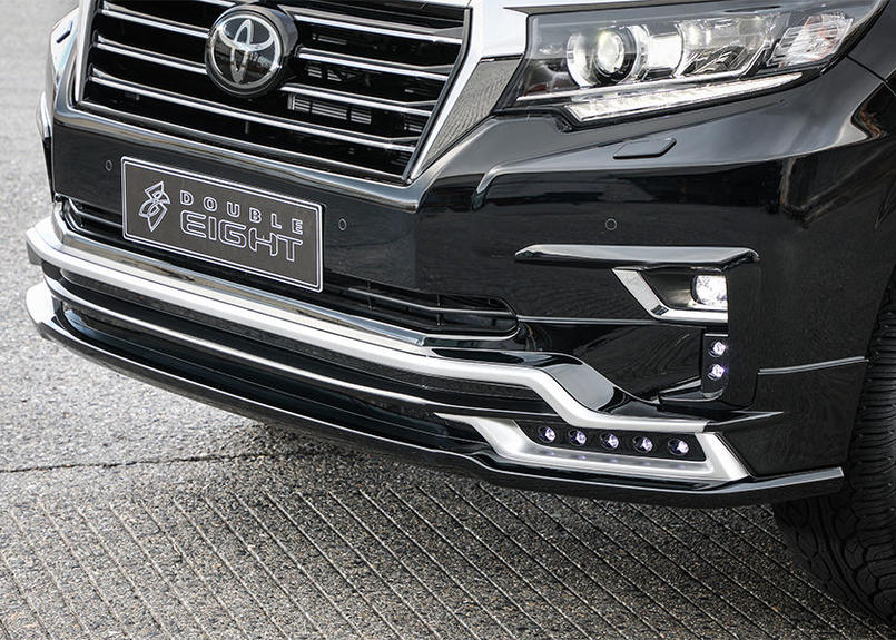 ランドクルーザープラド 150 後期 フロントハーフスポイラー ダブルエイト Gmg On