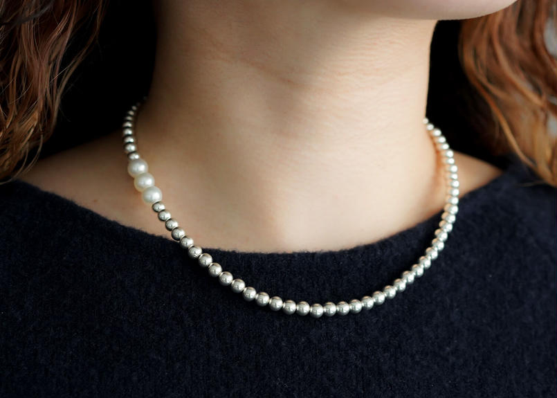RH jewelry × I'M OK ナバホパールネックレス(5mm) ; 33333403...