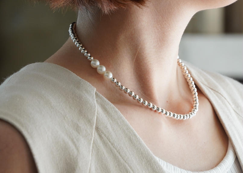 RH jewelry × I'M OK ナバホパールネックレス(5mm) ; 33333403...