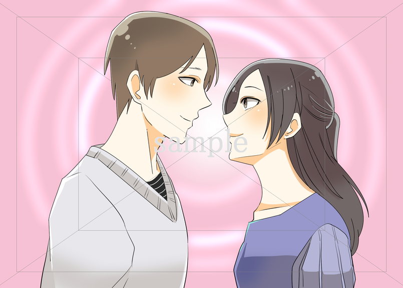 女性からキスするタイミング 目が合ってキスする女性のイラスト素材 フォトとイラスト素材のフ 女性からキスするタイミング 目が合ってキスする女性のイラスト素材 フォトとイラスト素材のフ