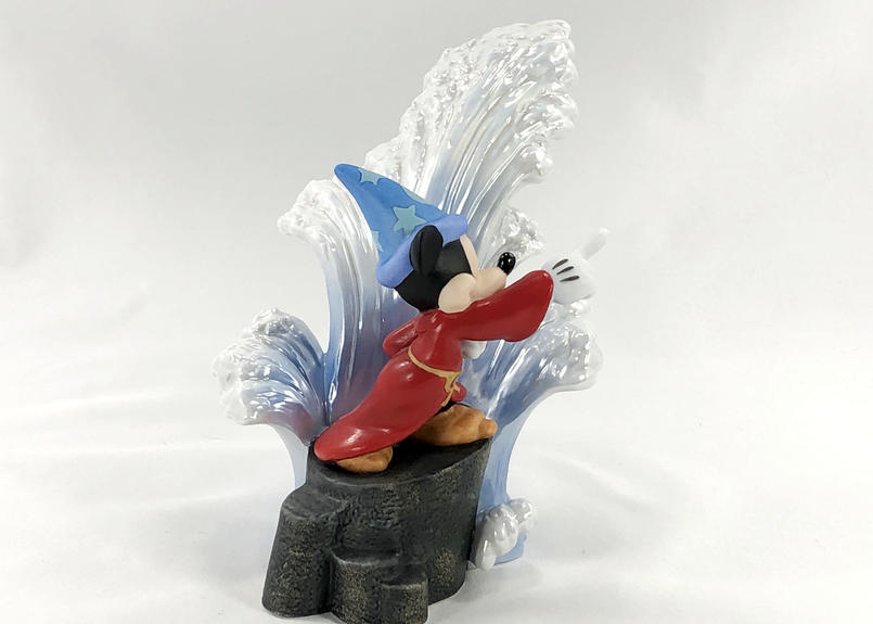 ディズニー置物 イヤーフィギュア04 魔法使いの弟子 置物 陶器 ディズニー ミッキー
