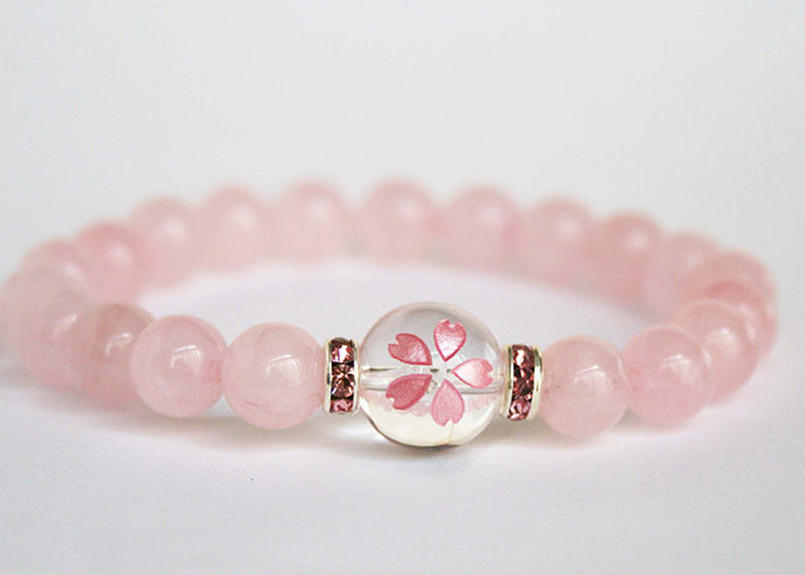 桜 ローズクォーツ ブレスレット Select Shop Nest