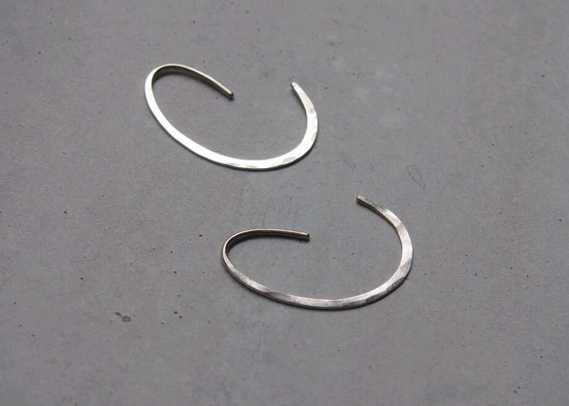 マリナボーダー paloma wool シルバー フープ ピアス | nongferndaddy.com