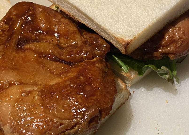 自分で作る コク旨味噌だれの鶏焼肉サンドイッチ用味付け肉 1人前 5 のんき通販