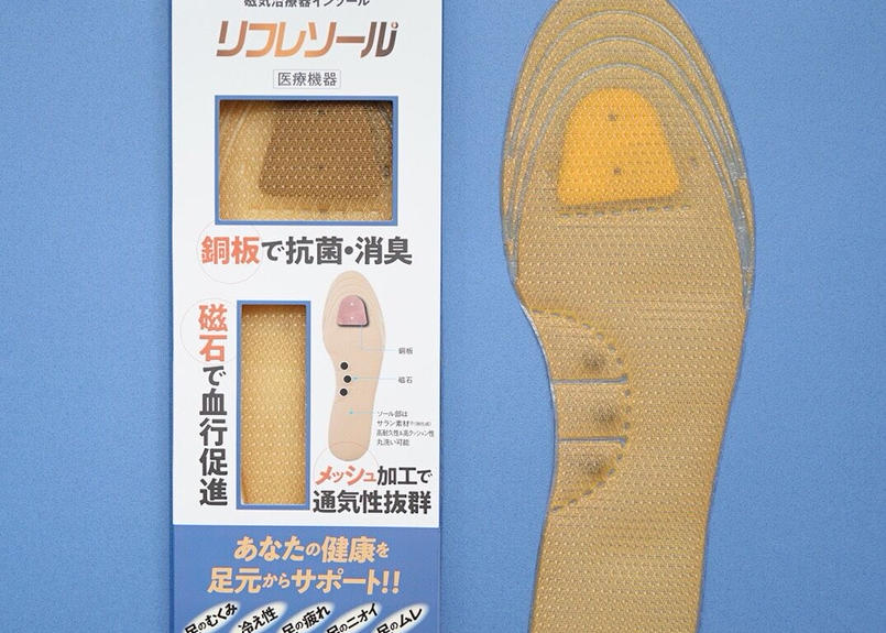 シーアンドケイ リフレソール 磁気治療器 インソール メンズサイズ 24 5 28 0 C
