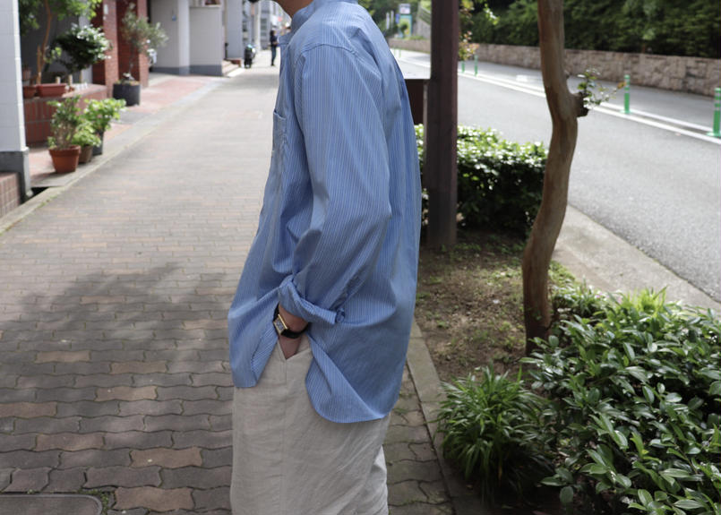 MAATEE&SONS silk stripe pullover shirt | Muster MAATEE&SONS silk stripe pullover shirt | Muster