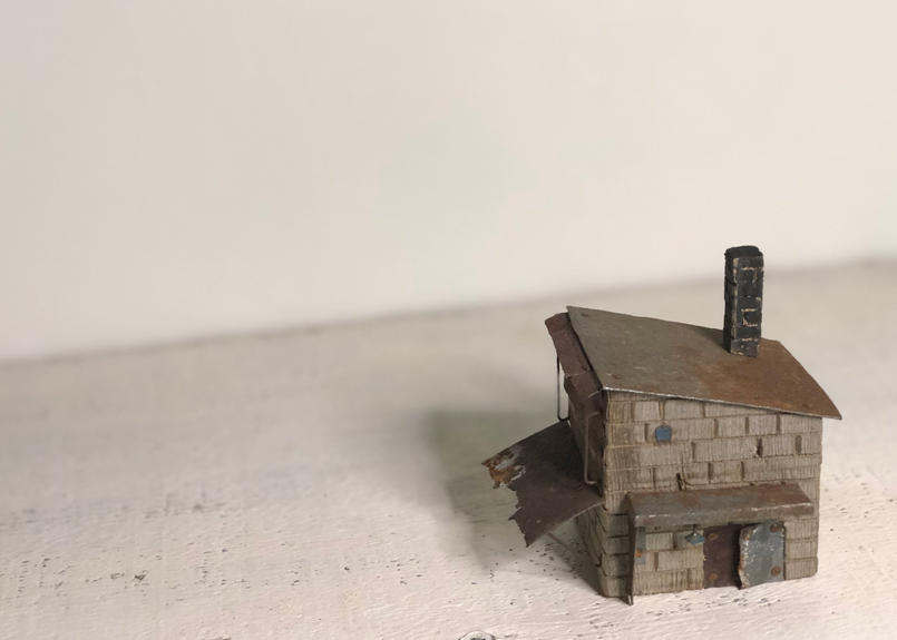 小屋 煉瓦造り 煙突付き Noriyukiwatanabe