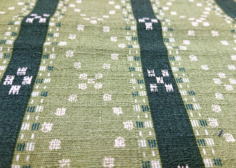 沖縄 琉球紅型柄 シーサー柄 ミンサー柄 生地 ハギレ 